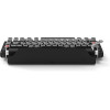 Qwerkywriter S Qwerkytoys Typewriter Inspired Retro Mechanical Wired & Wireless Keyboard with Tablet Stand