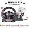 Serafim R1+ Racing Gaming Steering Wheel with Sensitive Pedal and shifter - supports : XBOX ONE / XBOX Series X&S / PlayStation