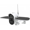 Wireless Rechargeable Battery Powered Solar Outdoor Security Camera Home Surveillance WiFi Camera with Spotlight Color Night