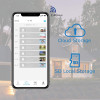 Wireless Rechargeable Battery Powered Solar Outdoor Security Camera Home Surveillance WiFi Camera with Spotlight Color Night
