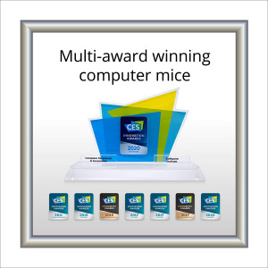 Swiftpoint ProPoint Wireless Ergonomic Mouse & Presentation Clicker with Health Software, Vertical Pen Grip, Virtual Laser