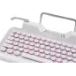 KNEWKEY RYMEK: Clavier Mécanique Rétro sans Fil Bluetooth avec Support Tablette Intégré
