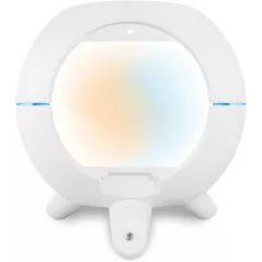 Foldio360 Smart Dome | All-in-one Smart Photo Studio Lightning Dome 360 Turntable with Built-in LED Light | Smartphone
