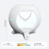Dôme Foldio360 Intelligent: Studio Photo 360° LED Facile & Pro - Créez des Images Époustouflantes!