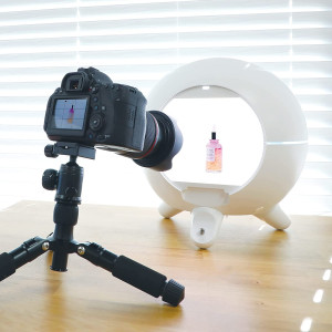 Foldio360 Smart Dome + Mount Kit | All-in-one Smart Photo Studio Lightning Dome 360 Turntable with Built-in LED Light