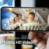 Bosma CapsuleCam-S Baby Monitor, Indoor Security Camera with Phone app, 1080p HD WiFi Camera with 2 Way Audio, 138° Super Wide