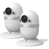 Bosma CapsuleCam-S Baby Monitor, Indoor Security Camera with Phone app, 1080p HD WiFi Camera with 2 Way Audio, 138° Super Wide