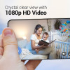 Bosma CapsuleCam-S Baby Monitor, Indoor Security Camera with Phone app, 1080p HD WiFi Camera with 2 Way Audio, 138° Super Wide