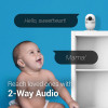 Bosma CapsuleCam-S Baby Monitor, Indoor Security Camera with Phone app, 1080p HD WiFi Camera with 2 Way Audio, 138° Super Wide