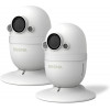 Bosma CapsuleCam-S Baby Monitor, Indoor Security Camera with Phone app, 1080p HD WiFi Camera with 2 Way Audio, 138° Super Wide
