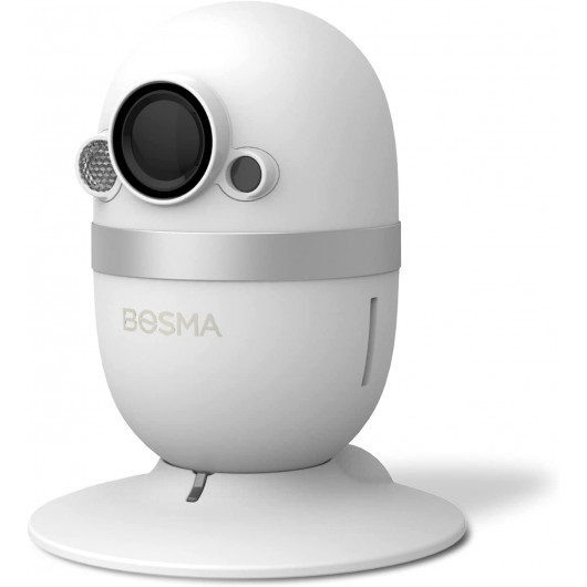 Bosma CapsuleCam Pro Baby Monitor, Indoor Security Camera with Phone app, 1080p HD WiFi Camera with 2 Way Audio, 162° Super Wide