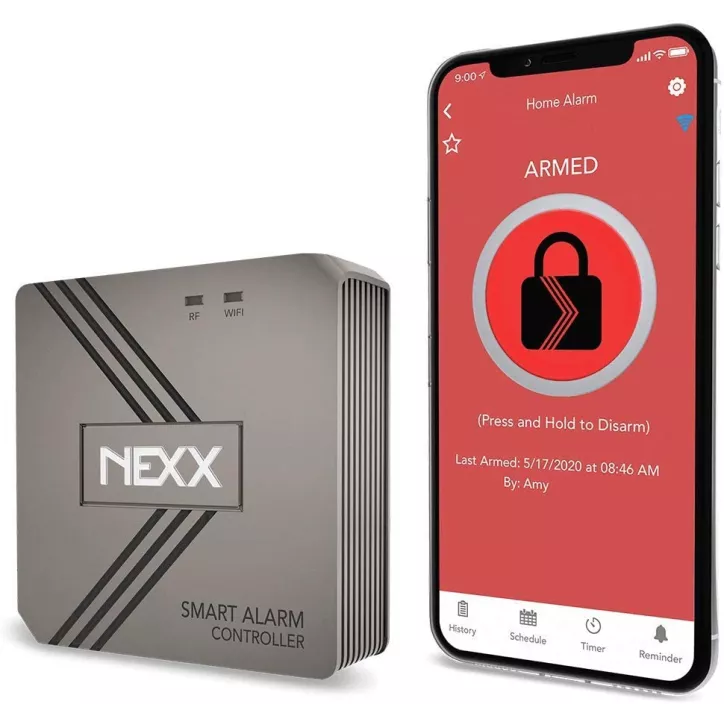 Nexx: Contrôlez Votre Système dAlarme à Distance! Compatible Alexa & Google