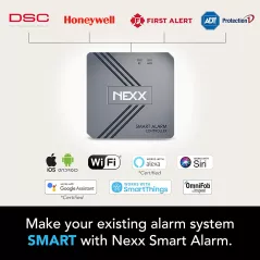Nexx: Contrôlez Votre Système dAlarme à Distance! Compatible Alexa & Google