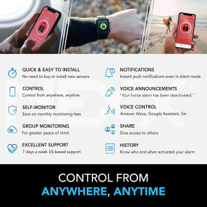 Nexx Smart Alarm Wi-Fi Controller NXAL-100 - Remotely Control Existing Alarm Security System with Nexx App, Compatible with