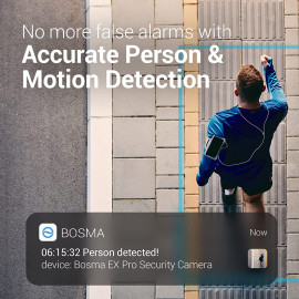 Caméra de sécurité extérieure Bosma EX Pro 2K pour Description du ...