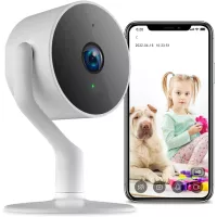 Wireless IP Camera 1080P, eco4life Smart Indoor Home Security Pet Baby Monitor Camera with Phone App, Night Vision, Two-Way