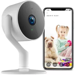 Wireless IP Camera 1080P, eco4life Smart Indoor Home Security Pet Baby Monitor Camera with Phone App, Night Vision, Two-Way