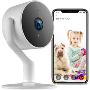 Wireless IP Camera 1080P, eco4life Smart Indoor Home Security Pet Baby Monitor Camera with Phone App, Night Vision, Two-Way