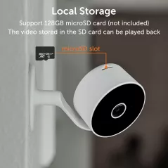Wireless IP Camera 1080P, eco4life Smart Indoor Home Security Pet Baby Monitor Camera with Phone App, Night Vision, Two-Way