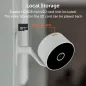 eco4life Caméra de Surveillance Intérieure 1080P - Vision Nocturne & Détection de Mouvement