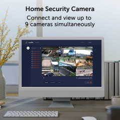 Wireless IP Camera 1080P, eco4life Smart Indoor Home Security Pet Baby Monitor Camera with Phone App, Night Vision, Two-Way