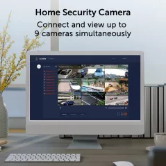 Wireless IP Camera 1080P, eco4life Smart Indoor Home Security Pet Baby Monitor Camera with Phone App, Night Vision, Two-Way
