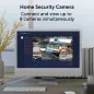 eco4life Caméra de Surveillance Intérieure 1080P - Vision Nocturne & Détection de Mouvement