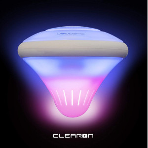 Wireless Floating Bluetooth Speaker by CLEARON – IPX7 Certified Waterproof – Ideal for Pool & Shower - RGB Mood Illumination