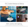 Wireless Floating Bluetooth Speaker by CLEARON – IPX7 Certified Waterproof – Ideal for Pool & Shower - RGB Mood Illumination