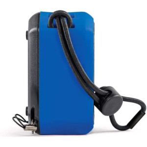 ECOXGEAR EcoPebble Lite GDI-EXPLT502 Rugged Waterproof Floating Portable Bluetooth Wireless 5-Watt Mini Smart Speaker (Blue)