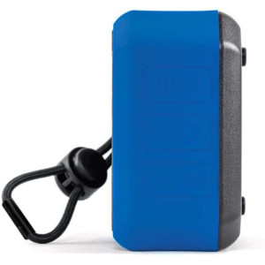 ECOXGEAR EcoPebble Lite GDI-EXPLT502 Rugged Waterproof Floating Portable Bluetooth Wireless 5-Watt Mini Smart Speaker (Blue)
