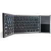 obVus Solutions - minder Foldable Keyboard, Travel Keyboard, Foldable Bluetooth Keyboard with Touchpad, Wireless Keyboard with