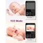 Babysense Moniteur Vidéo Bébé : Vision Nocturne, Audio Bidirectionnel & Berceuses - Veille sur Bébé en Toute Sérénité !