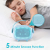 Banne Kids Alarm Clock Blue for Boys Bedroom Ok to Wake,Children's Sleep Trainer,Wake Up Light & Night Light