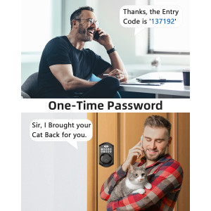 Keyless Entry Door Lock - TEEHO Electronic Keypad Deadbolt with Keypads - Keyed Entry - Anti-Peeping Password - Easy