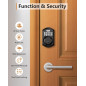 TEEHO Keyless Entry Door Lock: Secure Your Home with Auto Lock & Weatherproof Design!