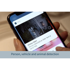 Arlo Pro 4 Spotlight Camera - 1 Pack - Wireless Security, 2K Video & HDR, Color Night Vision, 2 Way Audio, Wire-Free, Direct to