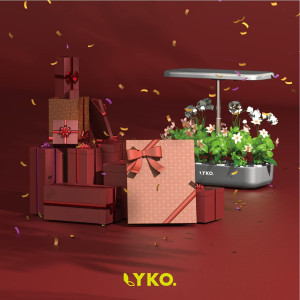 Hydroponics Growing System, LYKO 12 Pods Indoor Garden with 36W 80 LED Grow Lights, Automatic Timer & Pump, Adjustable Height Up