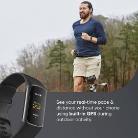 Fitbit Charge 5 Advanced Fitness & Health Tracker pour Description...