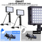 Emart Portable LED Photography Lighting Kit: Continuous Light with Color Filters for Stunning Photos & Videos