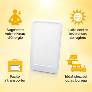 Lampe de Luminothérapie 10000 Lux - Restez En Forme en Toute Saison - Lampe Lumière du Jour à Spectre Complet - Améliore