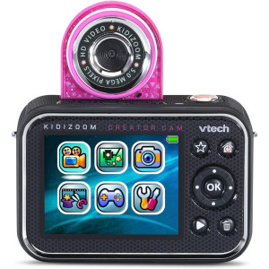 VTech KidiZoom Creator Cam, Glitter Pink