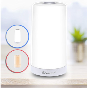 Relaxier - Light Therapy Lamp, Happy Light, 10,000 LUX UV-Free 360-degrees Sunlight Lamp, Sun Light, Fight Off Winter Blues,