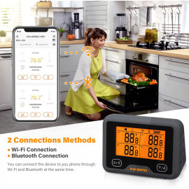 Inkbird Bluetooth & WiFi BBQ Thermometer – 4 Probes, App Control