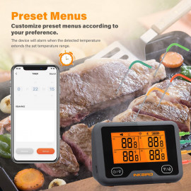 Inkbird Bluetooth & WiFi BBQ Thermometer – 4 Probes, App Control