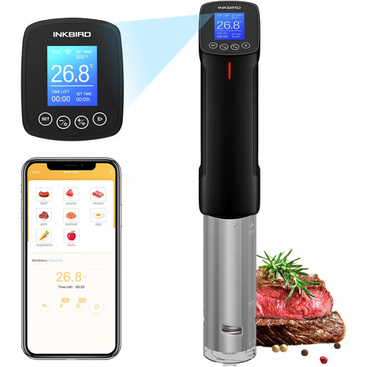 WiFi Sous Vide Precision Cooker by Inkbird - 1000W, 15L Capacity