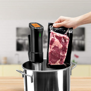 Inkbird ISV-100W Cuiseur Sous Vide WiFi,Cuiseur Oeuf Thermoplongeur Sous Vide Cooker 1000W,Calculateur d'Immersion Cuisinière