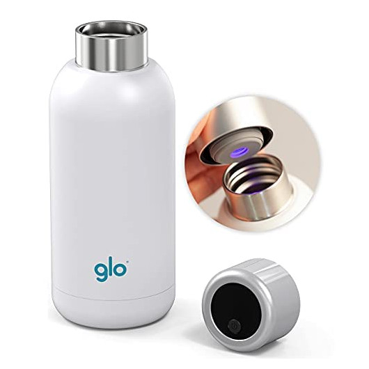 Glo Self-Cleaning Water Bottle - UV-C Purified Water Anywhere, Anytime