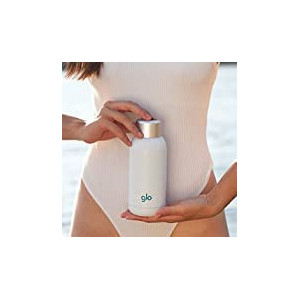 Glo - Water Purifying Bottle | Eliminates Bad Odor and Taste Without Cleaning | Stainless Steel BPA Free 400ml | Keeps Water Hot