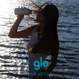 Glo Self-Cleaning Water Bottle - UV-C Purified Water Anywhere, Anytime